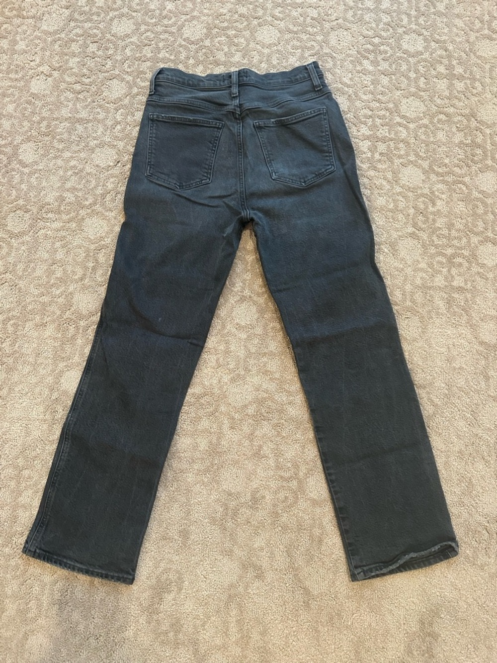 Agolde size 28 90s Pinch Waist High Rise Straight in Black Tea - Picture 5 of 6